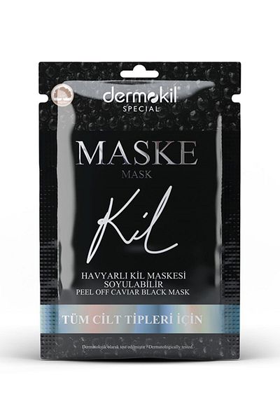 Dermokil 15 ml Black Peel-Off Caviar Clay Mask - Face Mask