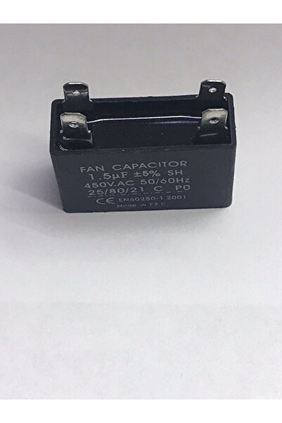 Universal 1,5 Mf 450 V Vantilatör Ve Klima Kare Kondansatör