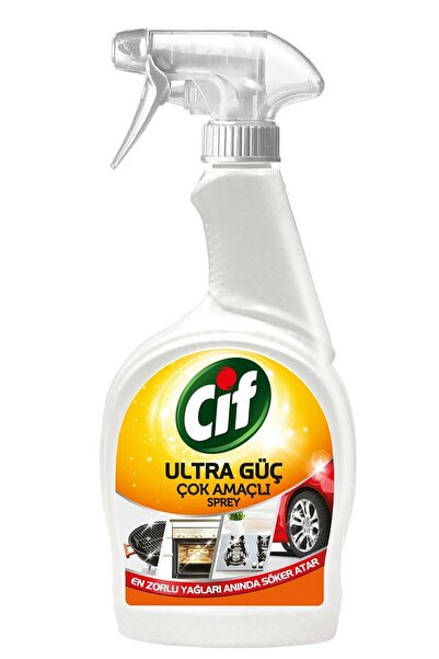 Cif Ultra Güç Çok Amaçlı Sprey Temizleyici 1000 Ml