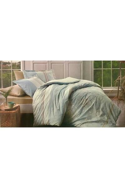 Özdilek Çift Kişilik ( Çarşafı Lastikli ) Nevresim Takımı Blad Mint