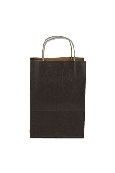 Kesepak Bag Kraft 18x24x9 Cm Twist Handle Brown - Pack of 50 Pieces