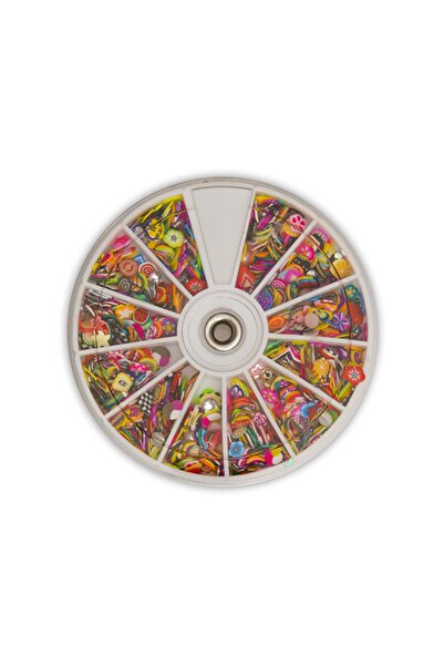 ROSEVELT Tırnak Taş Seti Nail Art Süsleri Rubber Slices