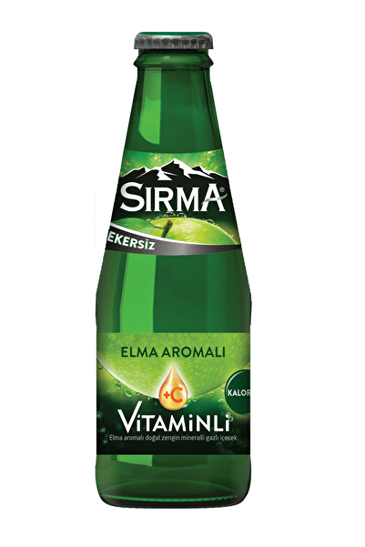 Sırma Şekersiz Elma Aromalı Soda 200 ml