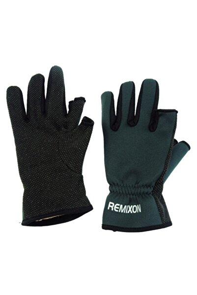 REMIXON Neopren Kesik Parmak Eldiven M