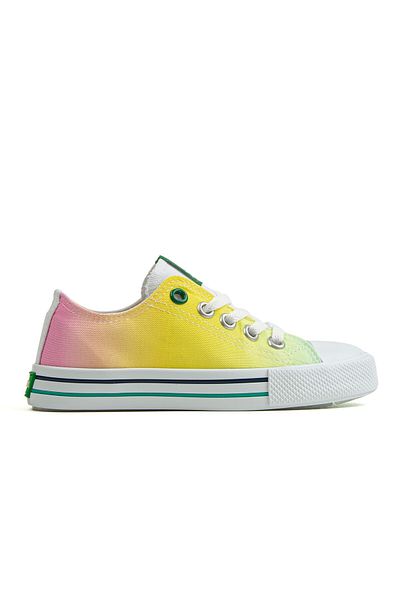 Benetton Bn-30188 Yellow Kids Sneakers