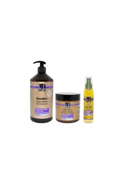 Colmar Yoğun Bakım Keratin Therapy Şampuan 1000ml Keratin Therapy Saç Maskesi...