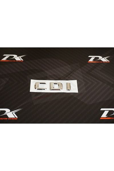 MERCEDES Benz Cdi Luggage Lettering Logo