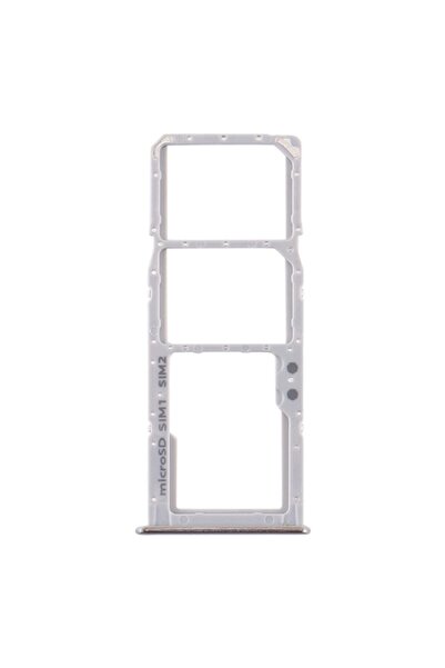 Ally Mobile حامل غطاء بطاقة الذاكرة متوافق مع هاتف Samsung Galaxy A51 Sm-a51 باللون الفضي