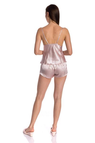 Espuar 158 High Quality Satin Lace Detailed Shorts Set