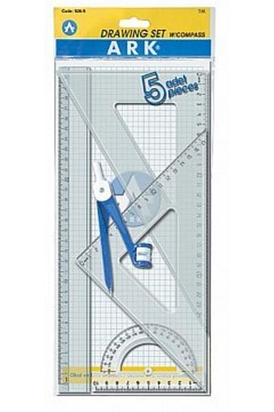 Ark Drawing Set 4 Pieces Transparent