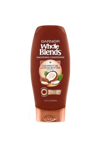 Garnier Whole Blends Hindistan Cevizi Ve Kakao Yağı Özlü Pürüzsüzleştirici Saç Kremi 370ml