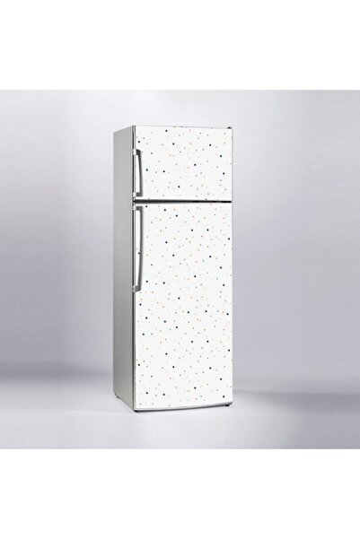 StickerArt Buzdolabı Sticker Kaplama Dolap Kaplama Etiketi Renkli Puantiye