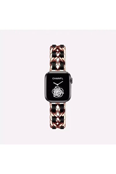 LIMD Apple Watch Uyumlu 42-44-45 Mm Şık Metal Örgü Kordon