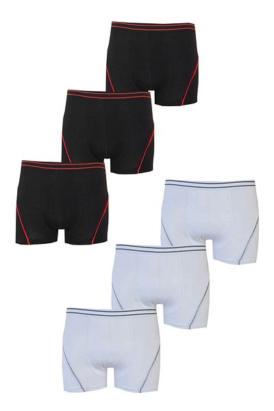 Tutku Εσώρουχα 6 τεμαχίων Boy's Lycra Cotton Boxer Εσώρουχα