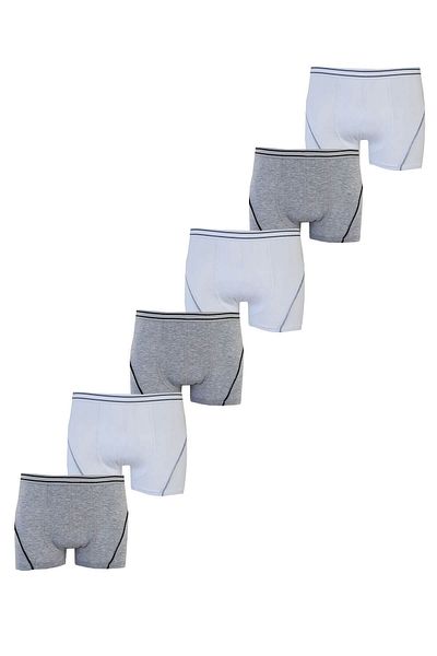 Tutku Εσώρουχα 6 τεμαχίων Boy's Lycra Cotton Boxer Εσώρουχα