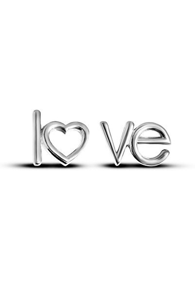 Argentum Concept 925 Ayar Gümüş "Love" Küpe - K076501