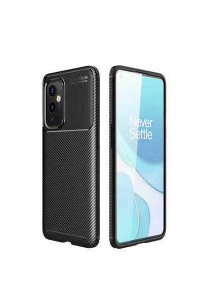 Nezih Case One Plus 9 Uyumlu Kamera Korumalı (carbon Tasarım) Silikon Kılıf S...