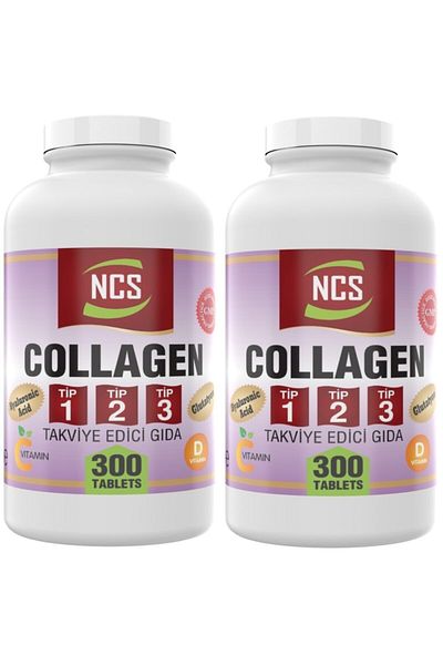 Nevfix Ncs Hydrolyzed Collagen Type 1-2-3 Glutathione 300 Tablets X 2 Boxes