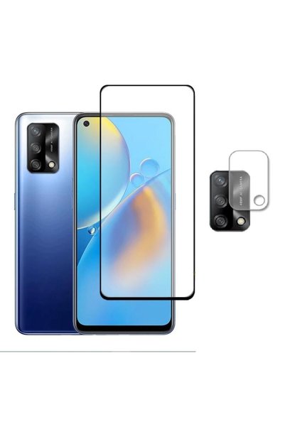 BizimGross زجاج واقٍ متوافق مع عدسة كاميرا Oppo A74 4g متوافق مع عدسة الكامير...