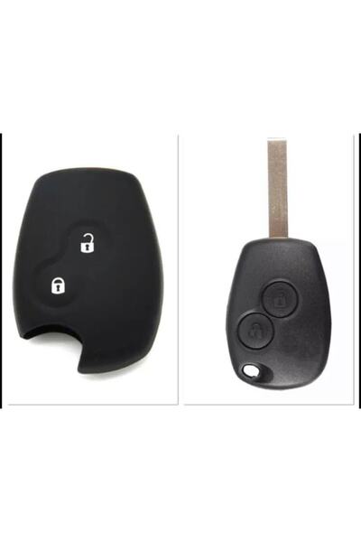 ŞENYILDIZ AKSESUAR Clio Megane Duster Sandero Captur 2 Tuşlu Silikon Anahtar ...