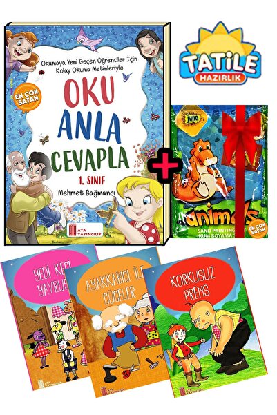 Ata Yayıncılık 2. Sınıf Ata Tatilde Mükemmel Eğlenceli Telafi Tekrar Seti