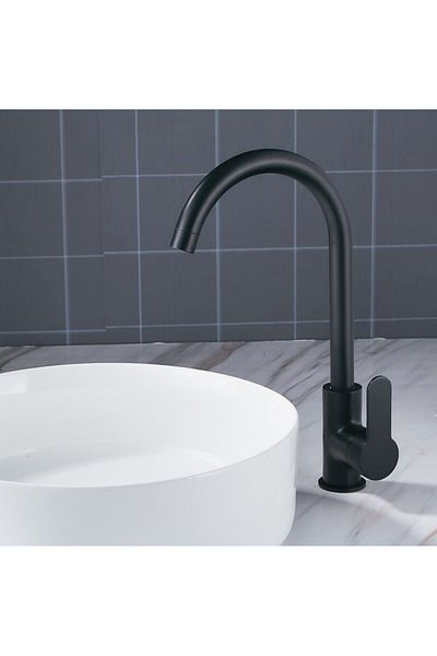 Sardıcı Black Kitchen Sink Faucet