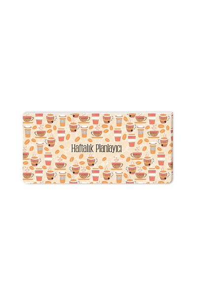 KESKİN COLOR Weekly Planner (weekly Planner) Block Coffee 12x26cm830175-99