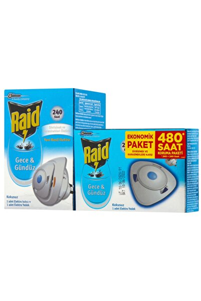 Raid Gece Gündüz Makina + Yedek 2'li Promosyon Paket