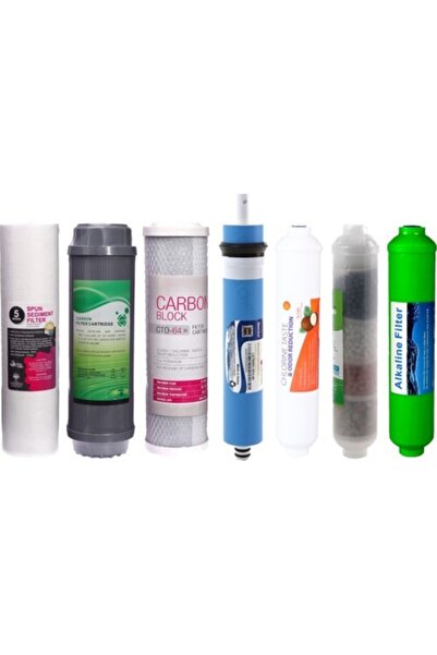 NaturalWater Overwater Uyumlu Su Arıtma Cihazı 7’li Filtre Seti 10 Aşamalı Lg...