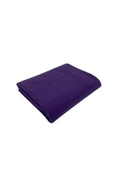 ecottonworks Single Purple Thin Fleece Blanket Fleece Cover 150 Cm X 190 Cm