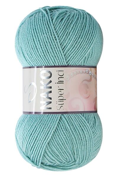 NAKO Πλεκτό νήμα για πουλόβερ ζακέτα Super Pearl 2524 Mint
