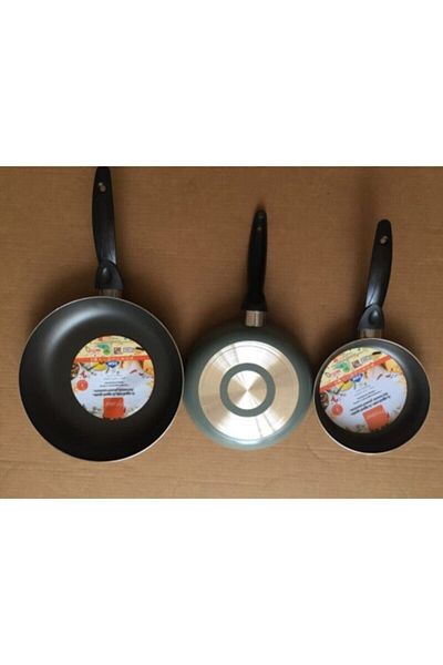 Cem Bialettı New Light Green Cem Pratiko 3-Piece Pan Set