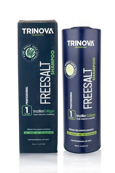 Trinova 700 ml Keratin Salt-Free Shampoo - Pre Pore Opener