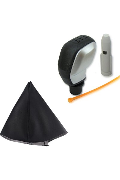 İst-Oto Citroen C3 Vites Körüğü + Spor Topuz Kapaksız Gri