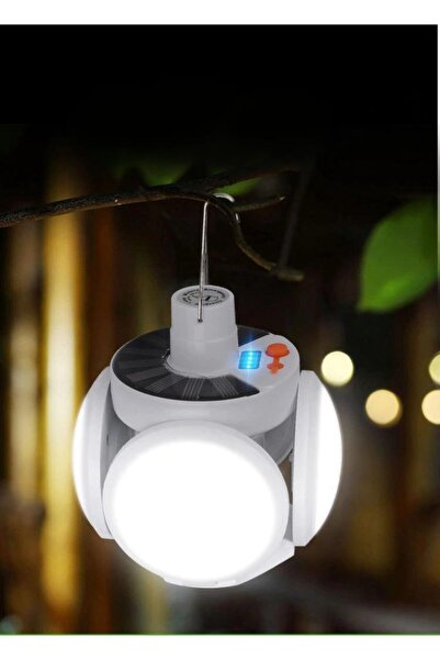 TechnoSmart Solar Güneş Enerji Ve Usb Sarjlı 5 Kanatlı Bahçe Aydınlatma Led A...