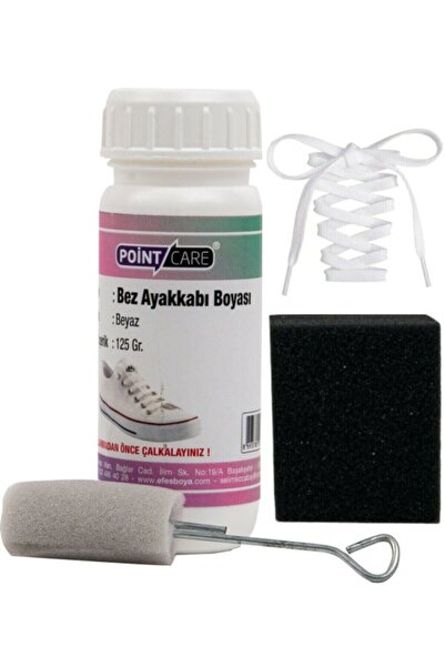 A POINT Point Care Beyaz Kumaş Ve Bez Ayakkabı Boyası 125 Gr