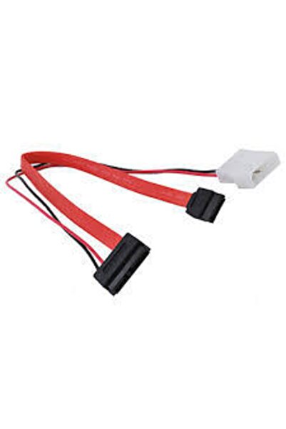 Alfais 4660 Sata 7+6 Pin Soket Slim Data Power Disk Hdd Kablosu