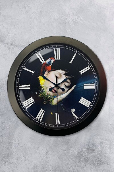 Platin Saat هدية ساعة حائط للنوم معدنية من الكروم مقاس 36 سم