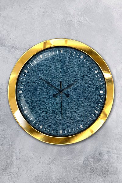 Kasva Concept Gift 36 cm Gold Metal Cool Wall Clock