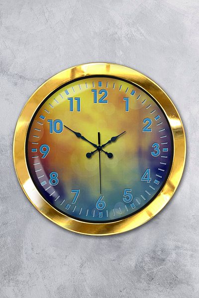 Kasva Concept Gift 36 cm Gold Metal Venus Wall Clock