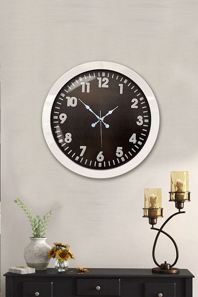 Kasva Concept Gift 36 cm White Metal Classic Wall Clock