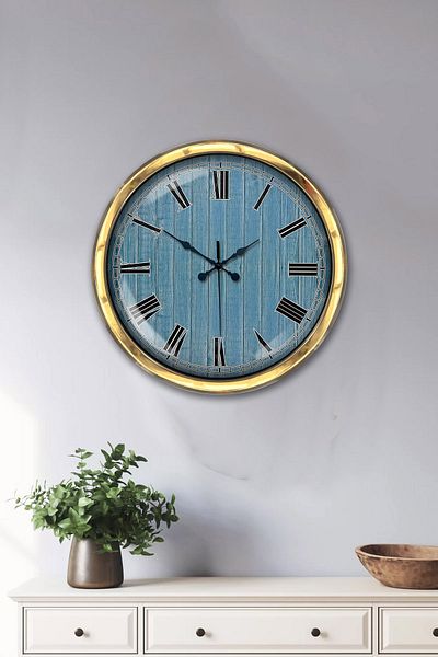 Kasva Concept Cadou 40 Cm Metal Aur Milano 2 Ceas de Perete