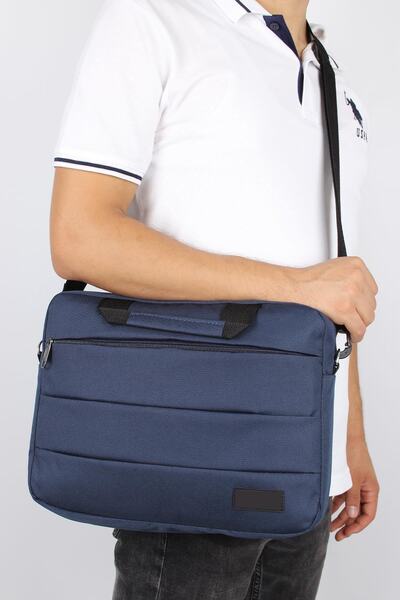 Bagacar Mornarsko plavi unisex laptop i aktovka 15,6 inča Torba