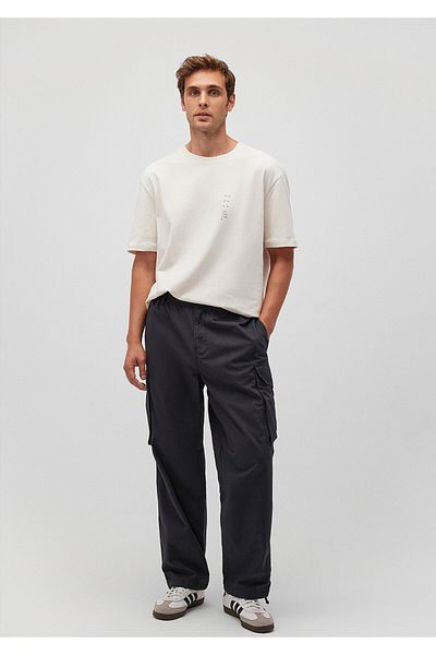 Mavi Anthracite Cargo Pants - 0010347 -70087 Model