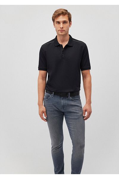 Mavi Μαύρο μπλουζάκι πόλο - Regular Fit, Regular Fit 0612280 -900