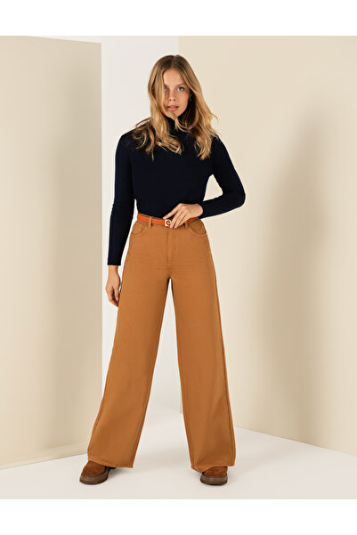 Pierre Cardin Camel Straight Fit Sports Pants 50254358-Vr015