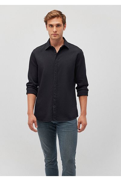 Mavi Czarna koszula Slim Fit - Slim Fit 0211091 -900