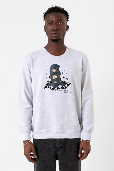 Tshirthane Ανδρικό φούτερ Boogiepop Phantom Yin Yang Karmelange με 2 κορδόνια