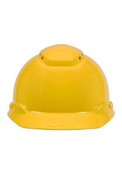 3M ™ H-700N-GU Sert Başlık, Mandallı, Havalandırmalı, Plastik Ter Bantlı Baret / Sarı