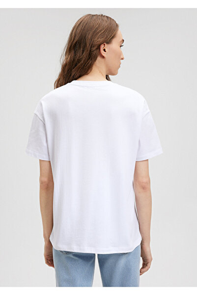 Mavi Μπλουζάκι με εμπριμέ λογότυπο σε φαρδιά κοπή -1612842-620